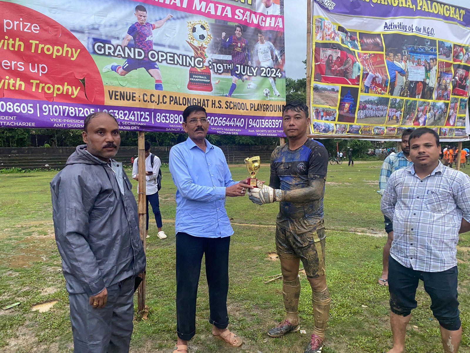 পালংঘাট ফুটবল টুর্নামেন্টের ২য় কোয়ার্টার ফাইনালে জয়ী ডেপ্লিপার