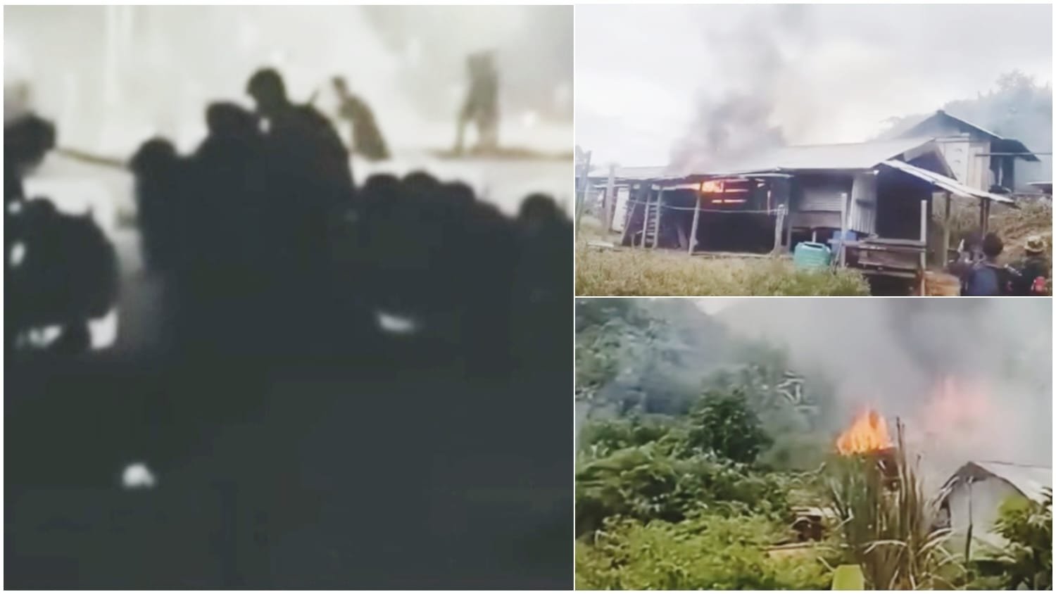 মণিপুরের কাংপোকপিতে সশস্ত্র হামলা, পুড়ে ছাই ৪১টি নাগা বাসিন্দাদের বাড়ি।