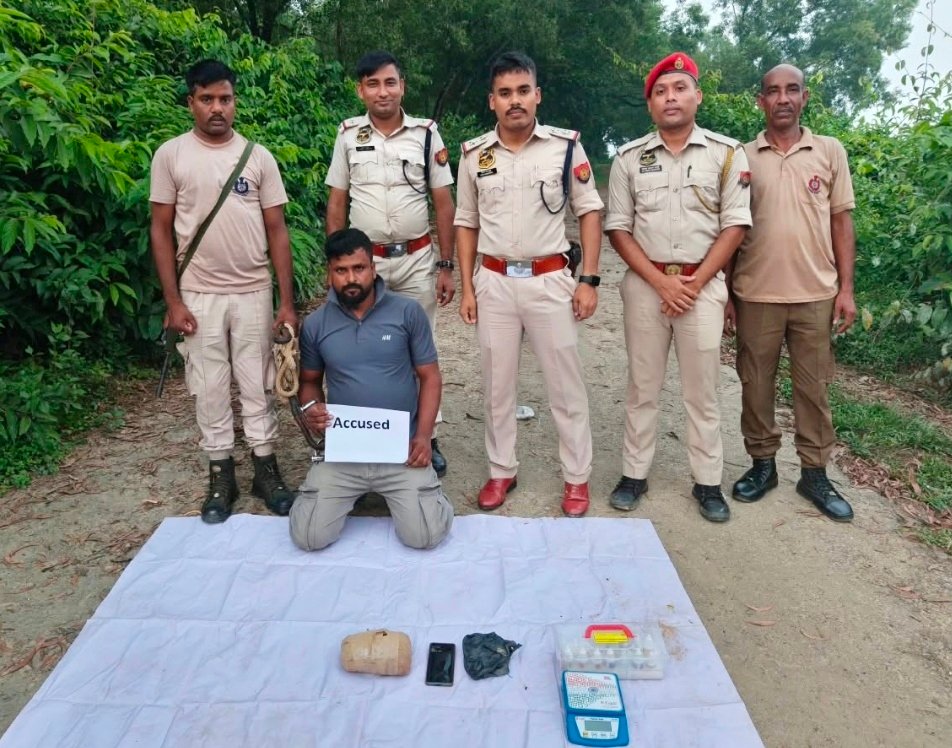 কাছাড়ে ৯৯১ গ্রাম মরফিনসহ জিরিবামের যুবক গ্রেফতার